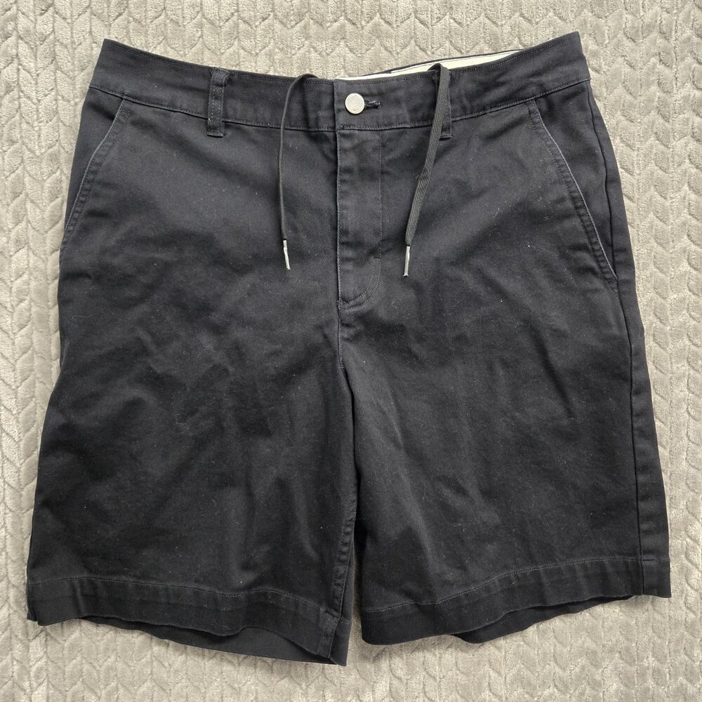 Nike SB Men's El Chino Skate Shorts Size 32 Black 9" Inseam Relaxed Drawstrings
